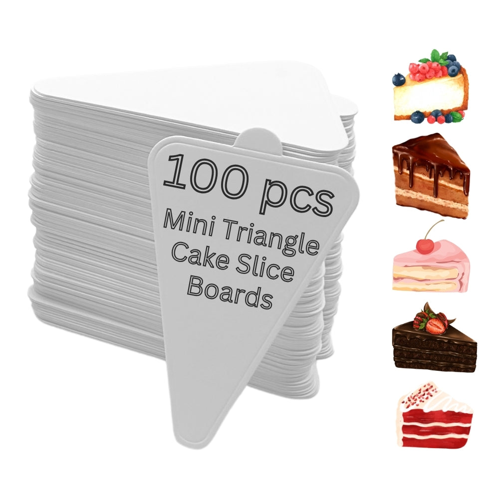 4.6"x3" Mini Triangle Cake Board