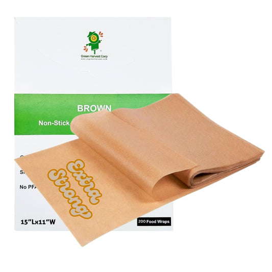 15"x11" Brown Baking Paper (200 sheets)