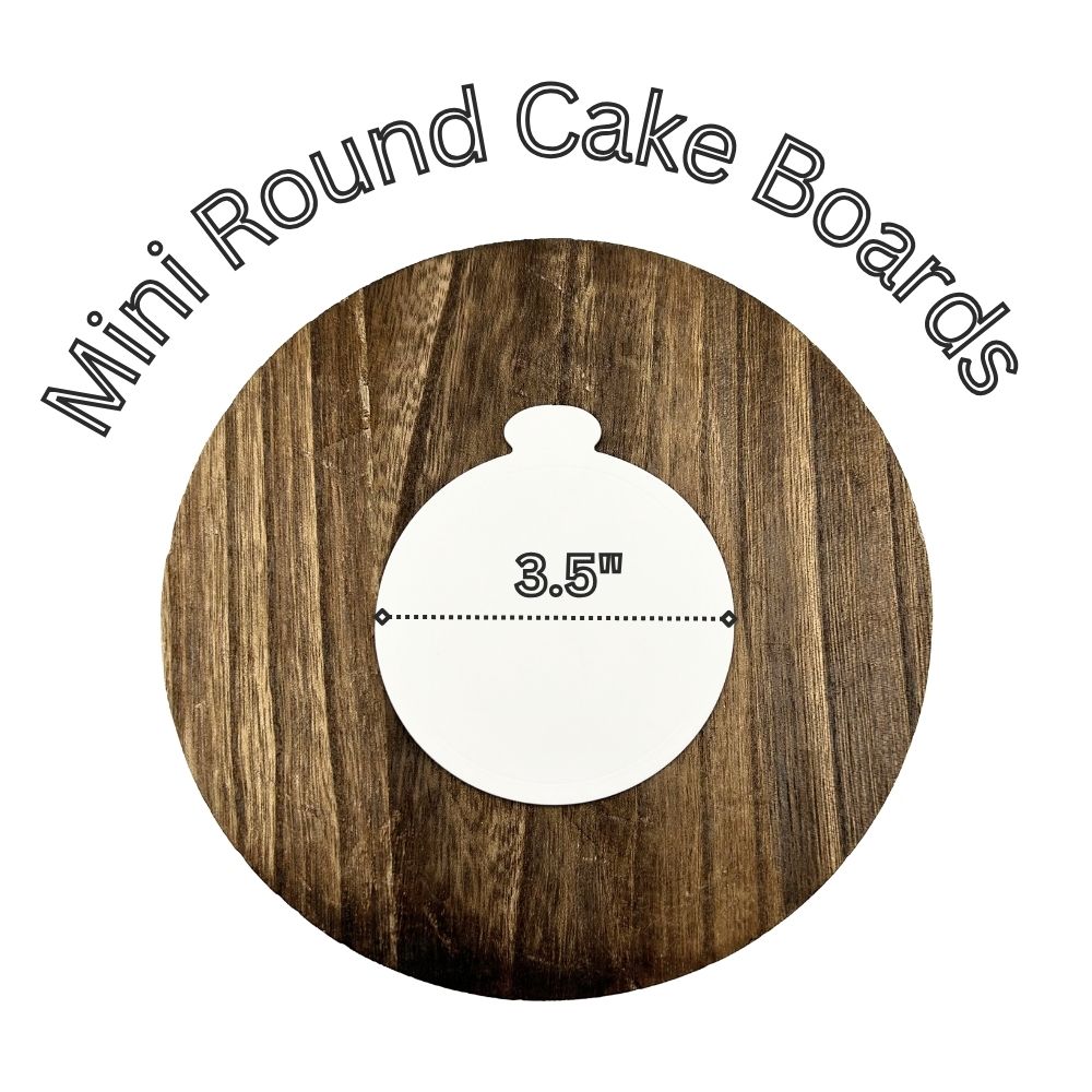 3.5" Mini Round Cake Board