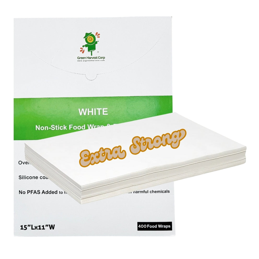 15"x11" White Baking Paper (400 sheets)