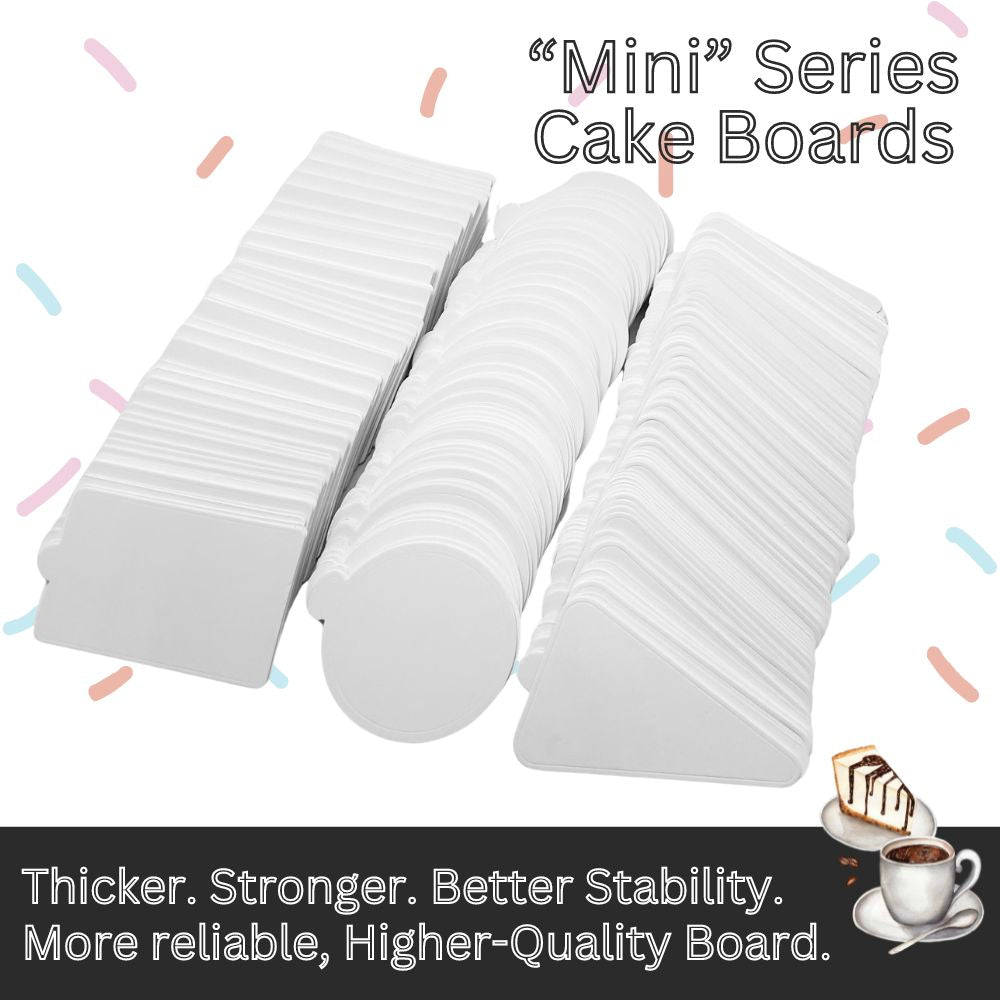 4.5"x2.9" Mini Rectangular Cake Board