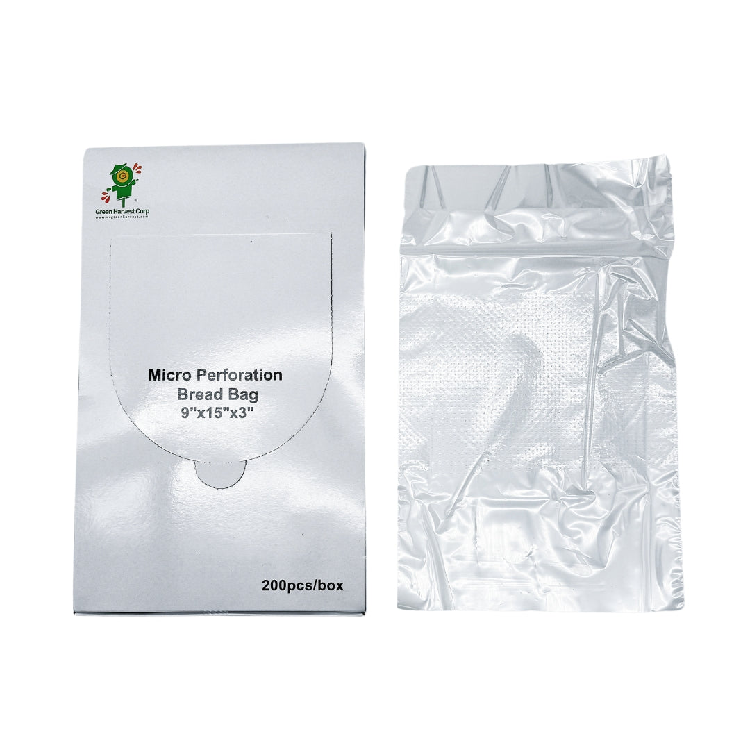 15"x9"x3" Micro Perforation Bag with Bottom Gusset (200pcs)