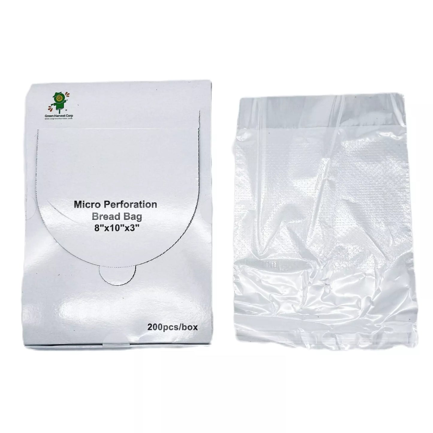 10"x8"x3" Micro Perforation Bag with Bottom Gusset (200pcs)